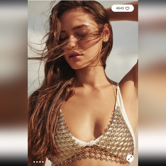 Free People Jewelry - NWT Free People, Schools Out Body Chain, Gold, MSRP $78